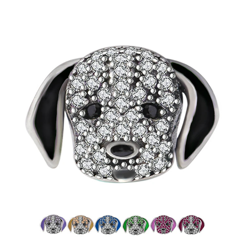 New Cute Dog 925 Sterling Silver Charms Bead Fit Charms Silver 925 Original 2020 DIY Beads For Jewelry Making Women Gift