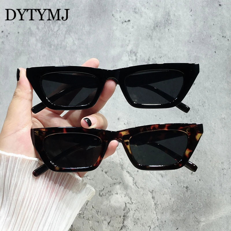 DYTYMJ New Cat Eye Sunglasses Women Fashion Mirror Sunglasses for Women Luxury Gafas De Sol Mujer 2021 Retro Cateye Shades Women