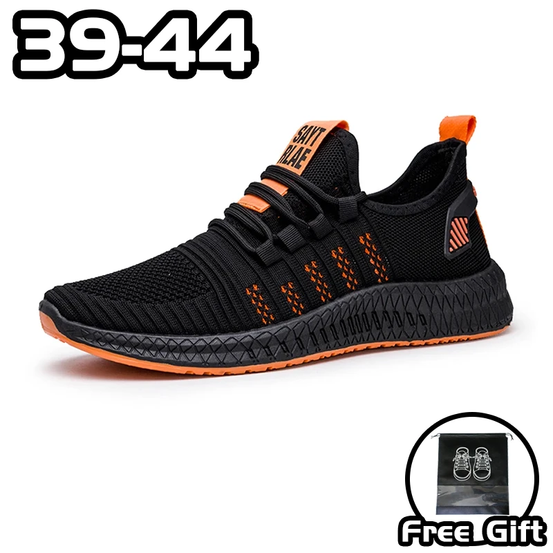 Xiaomi Youpin Fashion Men Sneakers Mesh Casual Lac-Up Male Shoes Lightweight Breathable Vulcanize Walking Sneakers Size 36-47