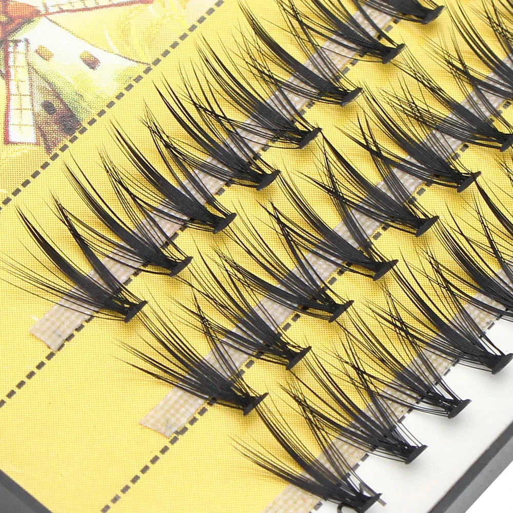 Chic Bundles Natural Individual Eyelash Extension Professional 3D Volume Effect Faux Eyelashes Cluster Lashes Makeup Cilia