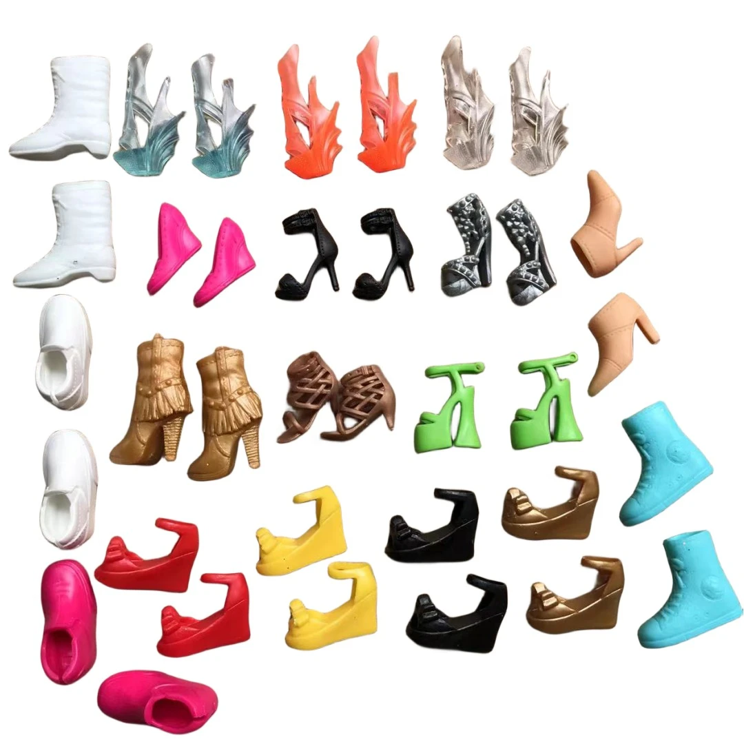 Doll Lady Shoes for Princess Cute Female Doll Casual Shoes Dolls Accessories Doll High Heels Shoes Girl Doll Boots Sandals
