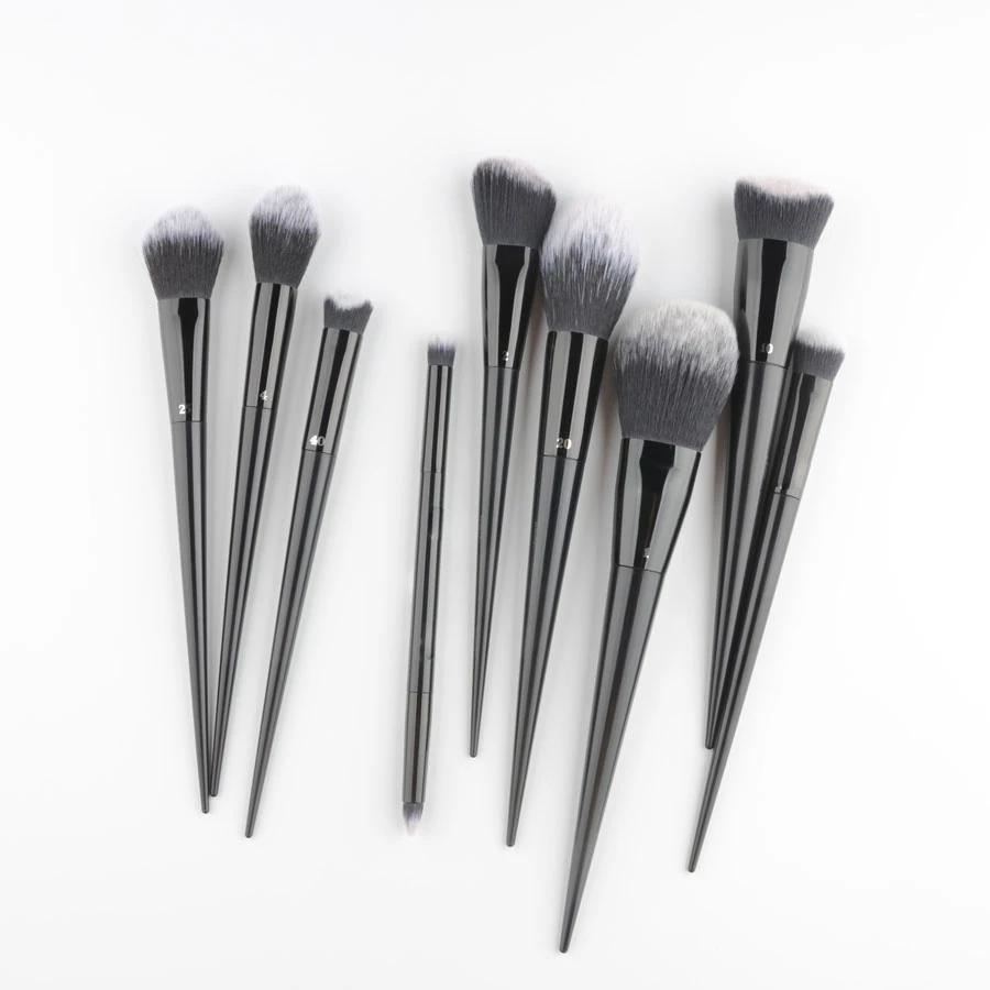 9pcs/set Foundation Powder angled Blusher Shadow buffing make up brush eyeshadow concealer makeup brushes contour highlighter