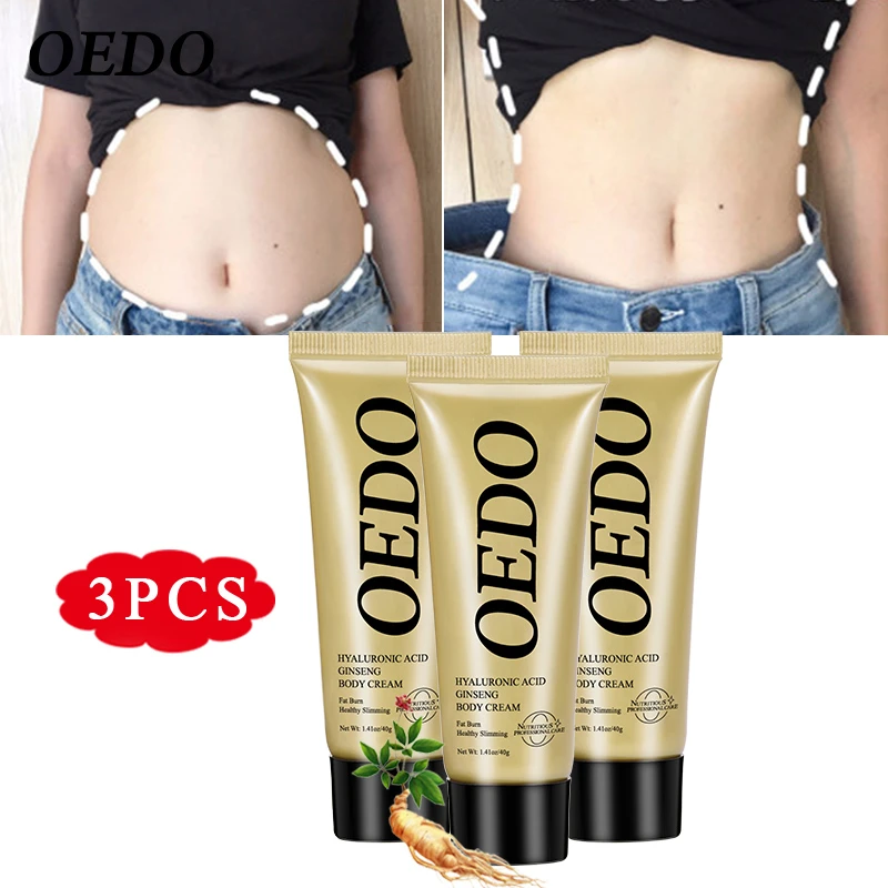 3PCS Hyaluronic Acid Ginseng Weight Loss Cream Reduces Weight Loss Fat Loss Fat Loss Cream Health Cream Slimming Cream