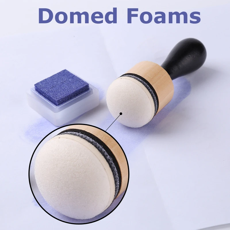 Domed Round Foams Refills Mixing Mini Ink Blending Tools for DIY Scrapbooking Paint Paper Craft Card Making 2021 Hot Sale