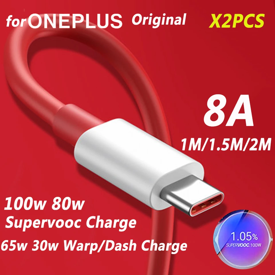 Original Oneplus 9 9R Nord 2 N10 CE 5G Warp Charge Type-C Dash Cable 6A Fast Charge One Plus 8 7 Pro 7t 7 T 6t 9RT Warp Charger