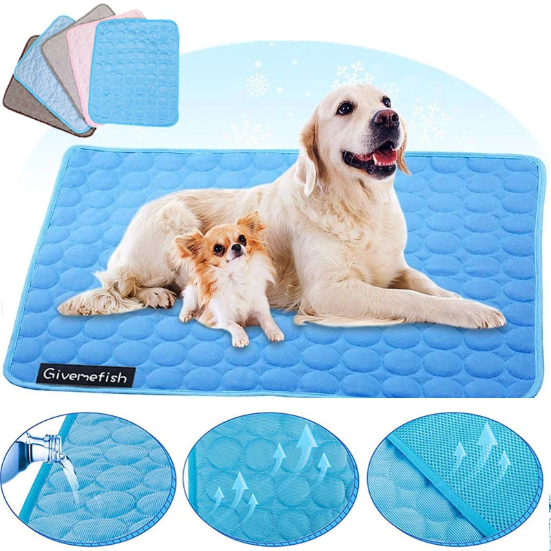 Pet Mat Washable Pet Pee Pad for Large Dogs Cat Cloth Mat Mattress Blanket Cushion Indoor Seat Puppy Pet Ice Pad Dog Beds