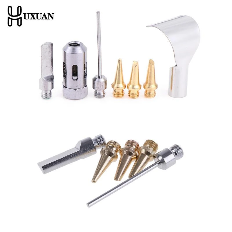 HS-1115K Butane Gas Soldering Iron Kit Welding Kit Torch Pen Tool /1Pc Copper+Iron Gas Welding Kit Gas Soldering Iron Head