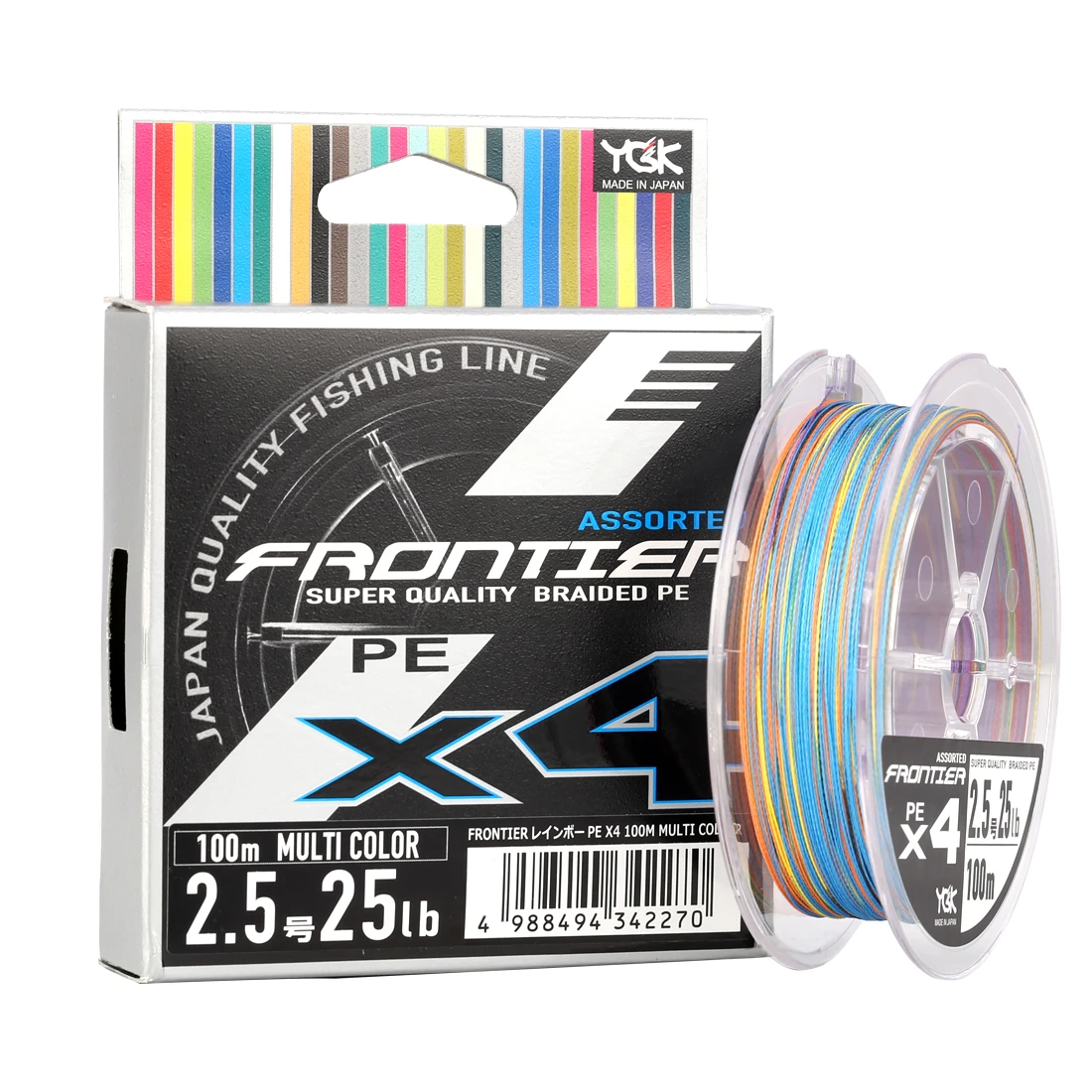 2020 YGK FRONTIER X4 Braided Fishing Line 100M Super Strong Multifilament PE Line 4 Strands Japan 8LB 15LB 20LB 30LB