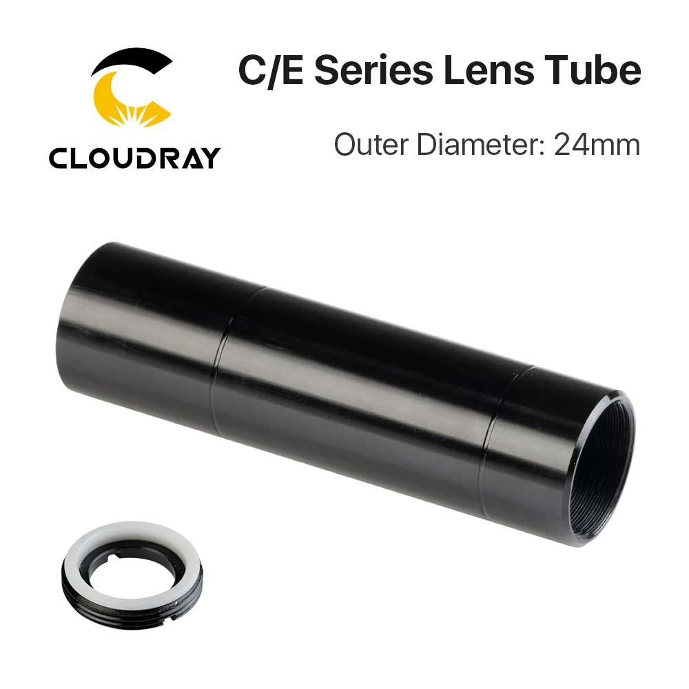 Cloudray C Series CO2 Lens Tube Outer Diameter 24mm for Lens Dia.20mm FL50.8/63.5/101.6MM for CO2 Laser Cutting Machine