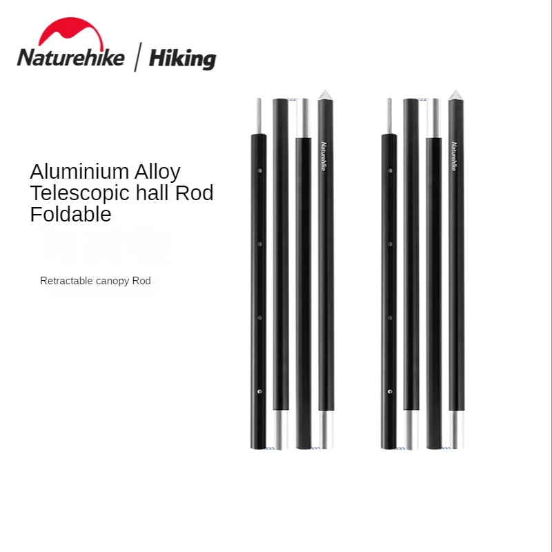 2sets package Naturehike Factory Store Camping Awning Pole Aluminium Alloy Awning Rod Tent Poles