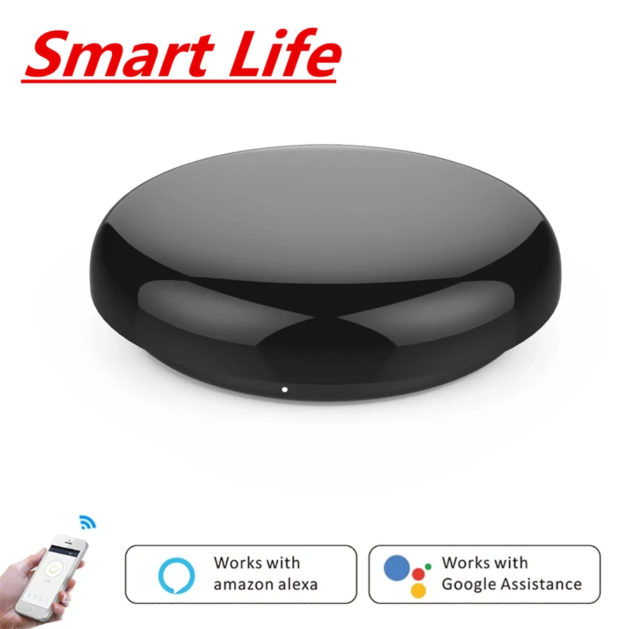 Smart IR Controller Wifi Smart Home Blaster Infrared Wireless Remote Control via Smart Life Tuya APP Work with Alexa Google Home