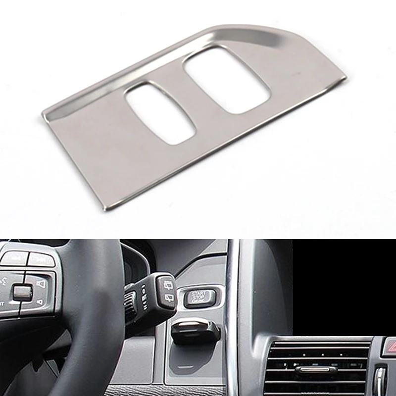 Chrome For Volvo XC60 2012 2013 2014 2015 2016 2017  Ignition Device Key Hole Frame Decorative Trim