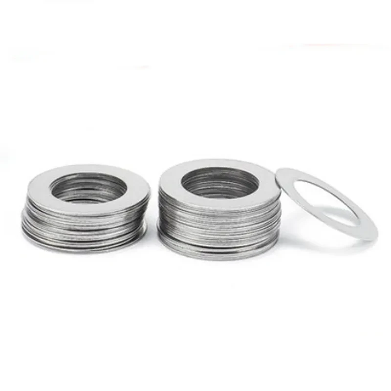 100PCS M3 Thin washer 0.1mm 0.2mm 0.3mm 0.5mm Stainless Steel 304 Ultra-thin Flat Washer Gasket Gap Adjustment washer
