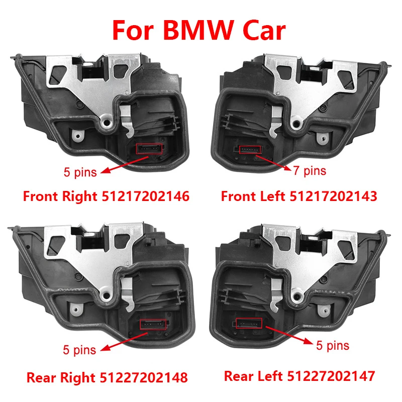 Electric Door Lock Latch Actuator Front Rear Left Right 51217202143 51217202146 51227202147 For BMW X6 E60 E65 E70 E85 E90 E92