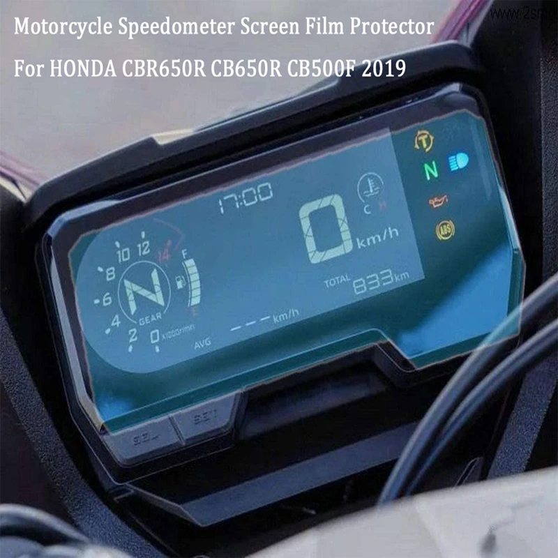 For HONDA CBR650R CB650R CB500F 2019 Motorcycle Speedometer Scratch Cluster Screen Protection Film Protector