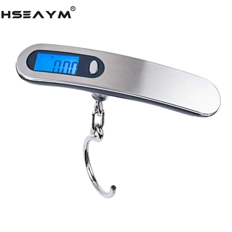 50kg/10g Luggage Scale Portable Electronic Hook Scale Fishing Express Parcel Weighing Scale