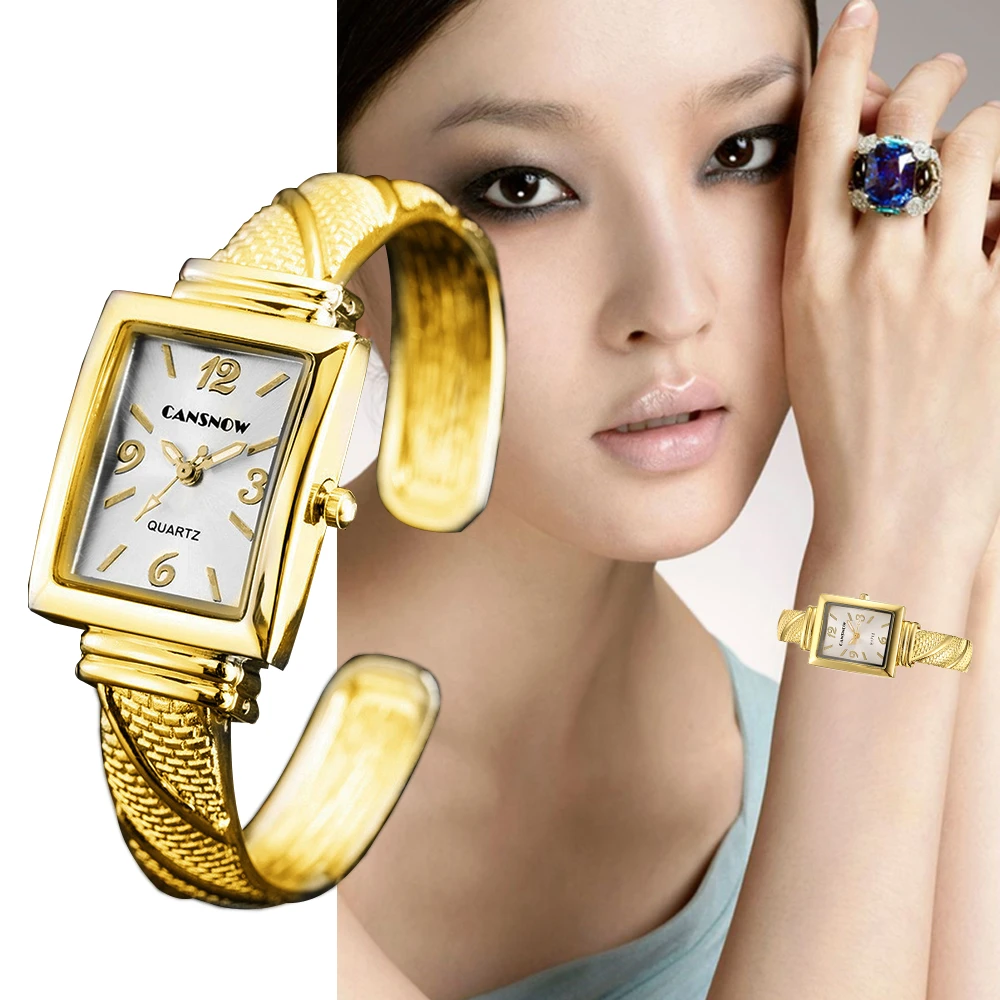 Women Luxury Rectangle Quartz Watches 2021 New Stylish Rose Gold Bracelet Casual Wristwatches Hot bayan kol saati