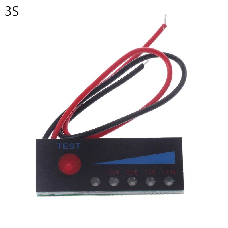 3.7V 2S-4S 18650 Lithium 12V Lead Acid Battery Capacity Indicator Power Tester 62KD