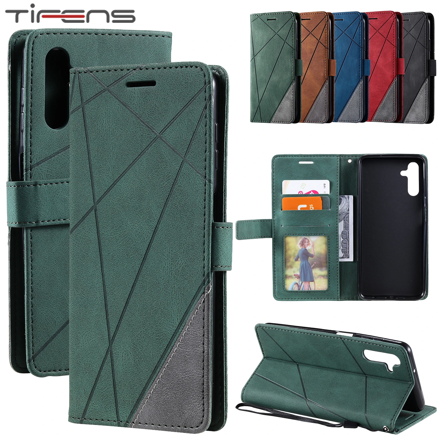 Leather Case For Samsung Galaxy S20FE A52 A72 A51 A71 A02S A42 A32 A01 A12 A21 A31 A41 A50 A70 A20 E A10 S A40 Flip Wallet Cover