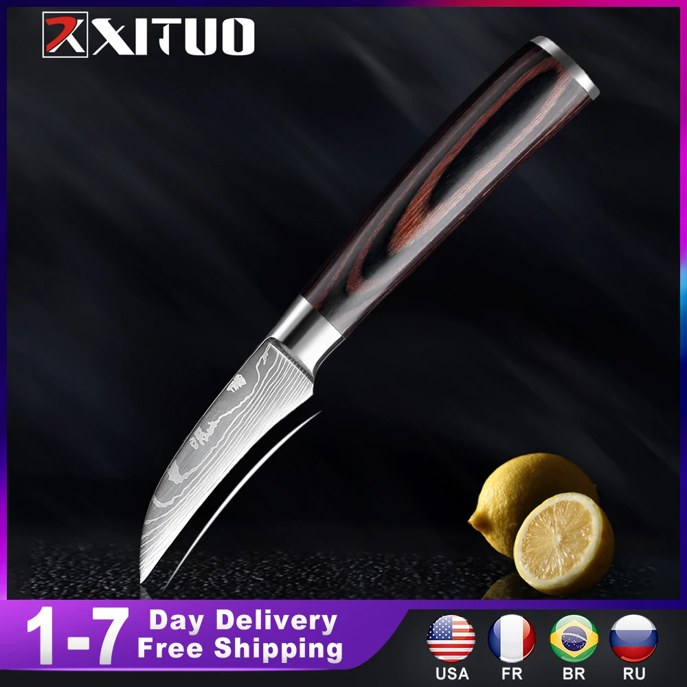 XITUO 7cr17 Stanless Steel Paring Knife Chef Knife Meat Cleaver Vegetable Fruit Knife Peelig Knife Kitchen Knife Cooking Tool