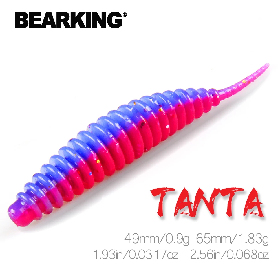BEARKING Tanta 49mm 65mm Fishing Lure Soft Lure Shad Silicone Baits Wobblers Swimbait Artificial leurre souple