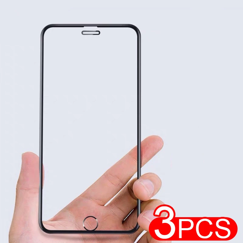 3-in-1 Full Cover For iPhone 12 Screen Protector 12mini 12 Pro Max Back Tempered Glass On For iPhone 11 Camera Lens Film KAIQISJ