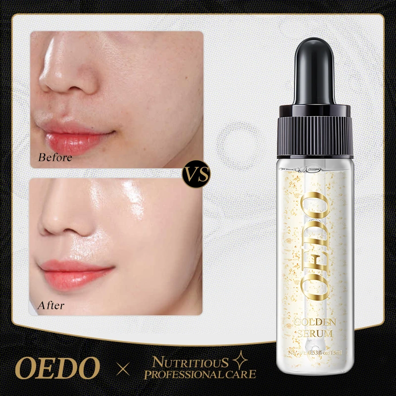 OEDO Gold Hyaluronic Acid liquid Moisturizing Serum Facial Plant Skin Care Anti Aging Anti Wrinkle Whitening Cream
