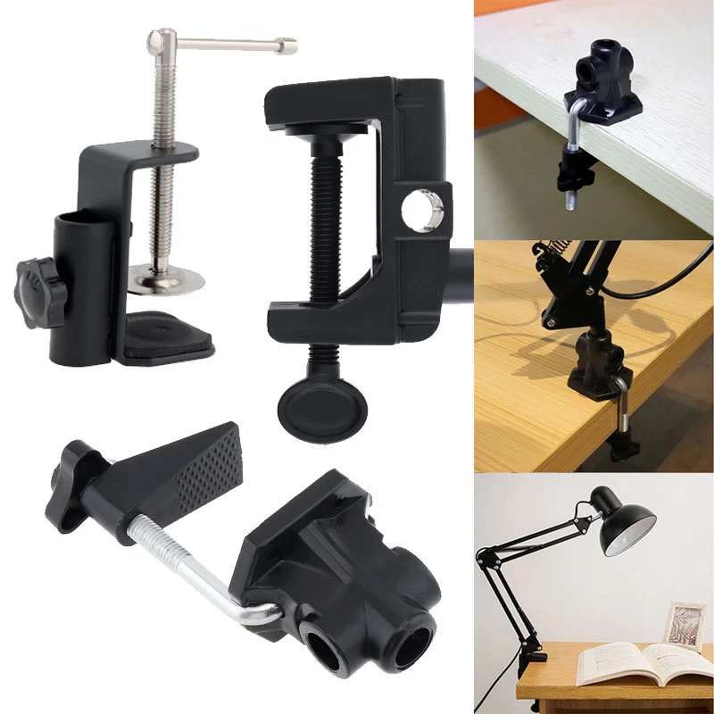 Universal Bracket Clamp Accessorie DIY Fixed Clip Fittings Screw Light Mounting Camera Holder for Microphone Desk Lamp Broadcast