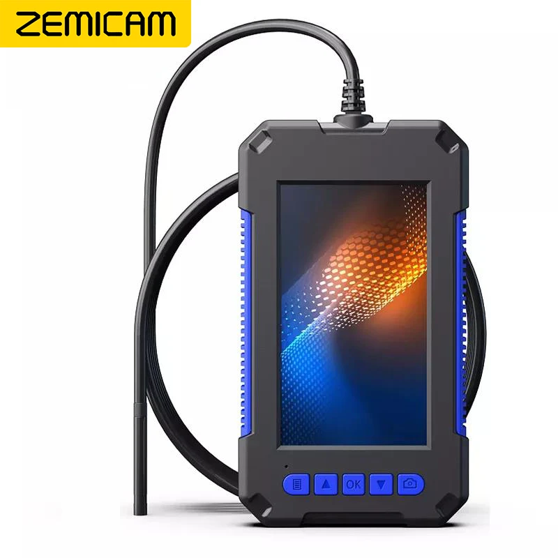 P40 Screen Endoscope Signal&Dual Lens Camera 4.3 Inch IPS Full Color HD1080P Industrial Inspection Borescope Waterproof 2600mAh