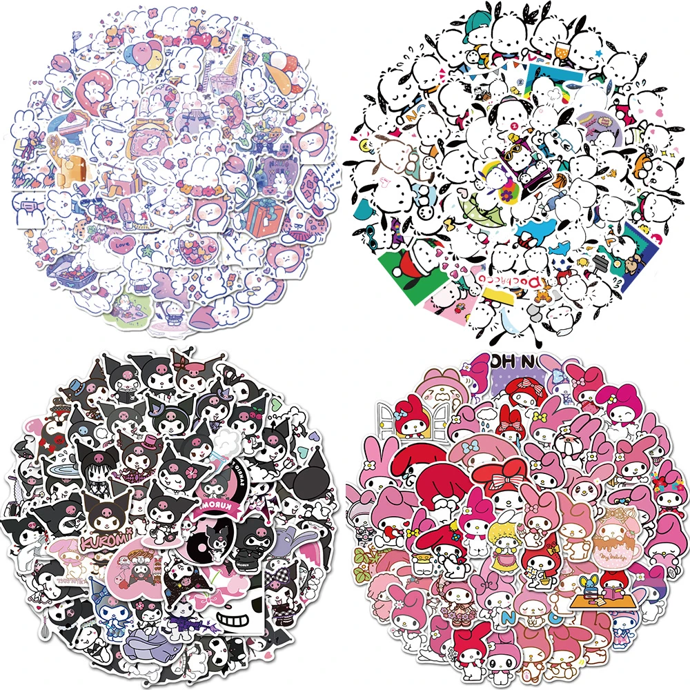 50pcs girls favorite graffiti stickers stick skateboard motorcycle trolley box stickers children cartoon stickers kids toy