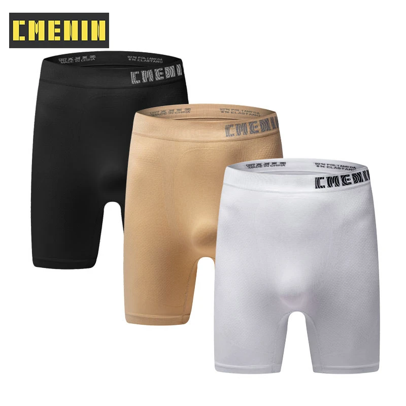 3Pcs Fashion Sleep Thermal Men's Underwear Boxer Homme Striped Comfortable Men Boxer Shorts Men Underwear Boxers Long Boxer