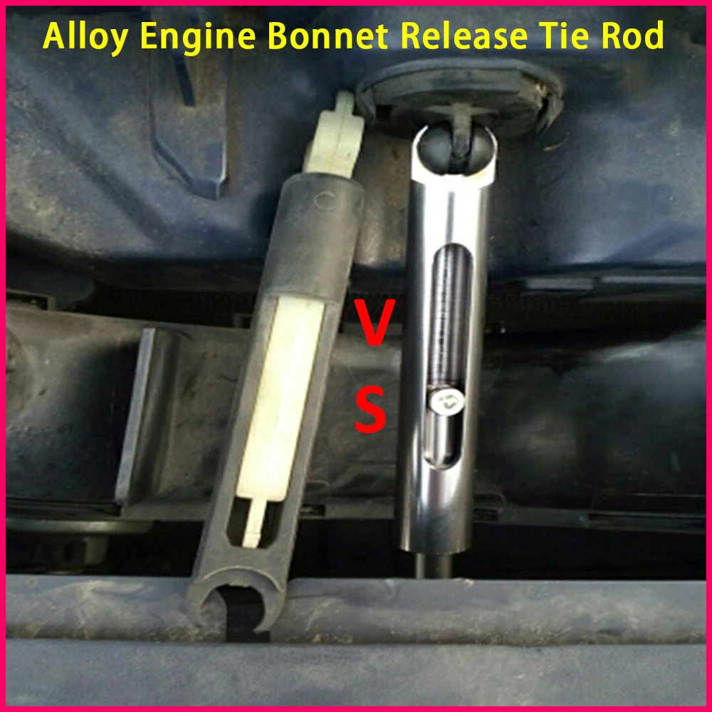 alloy Bonnet Release release repair kit tie rod front grille connecting hood lock latch For Ford Focus 2 MK2 For C-MAX