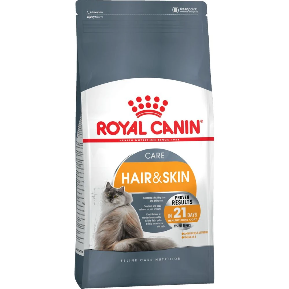 Royal Canin food for adult cats of all breeds, skin care and hair 2 kg dry cat food for cats delicious For cat animal feed