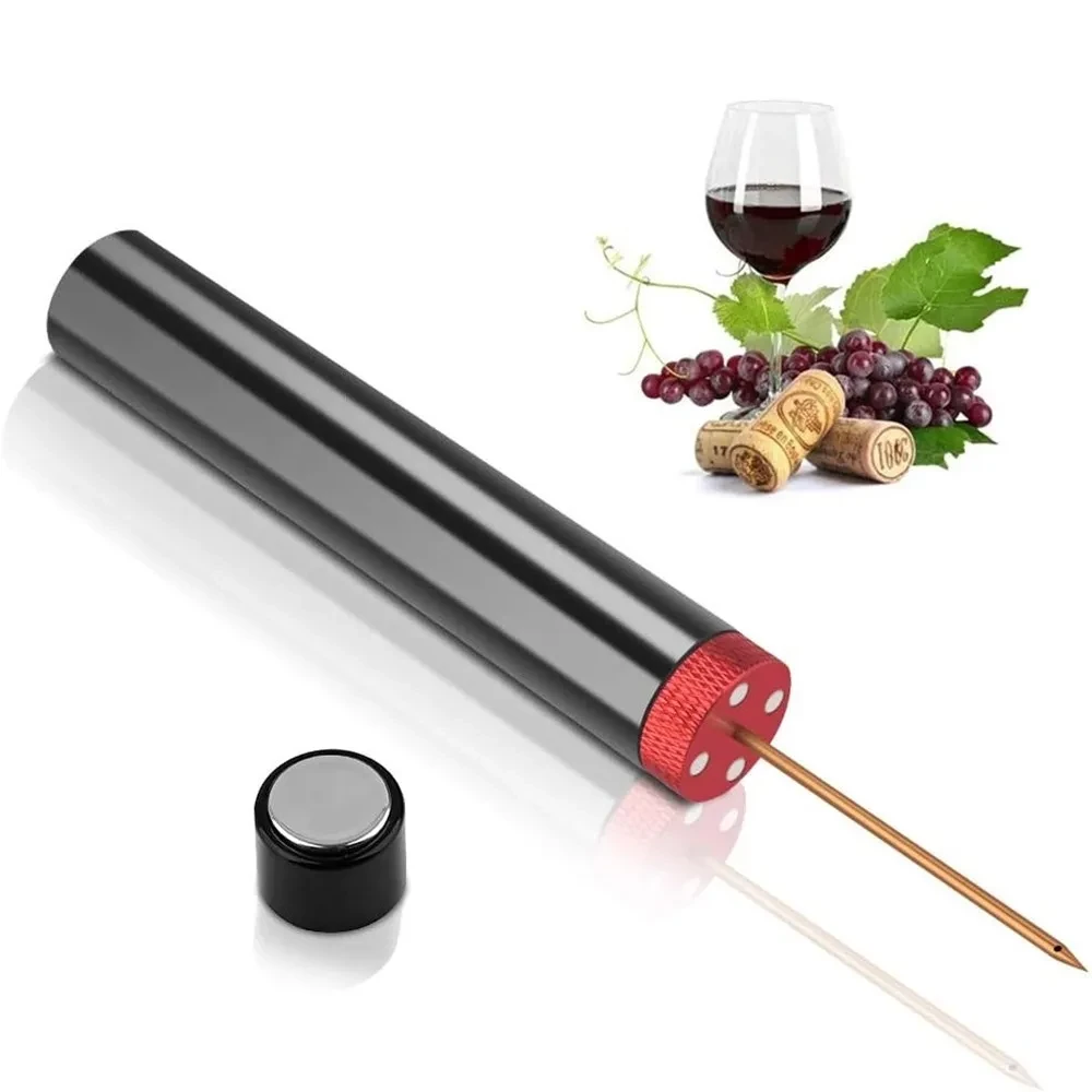 Portable Stainless Steel Wine Bottle Opener Air Pressure Corkscrew Needle Quick Remover Cork Barware Tools Wine Accessories