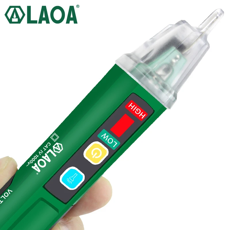 LAOA Electricity Test Pencil Voltage Test Tools Portable Non contact Voltage Testing Meter