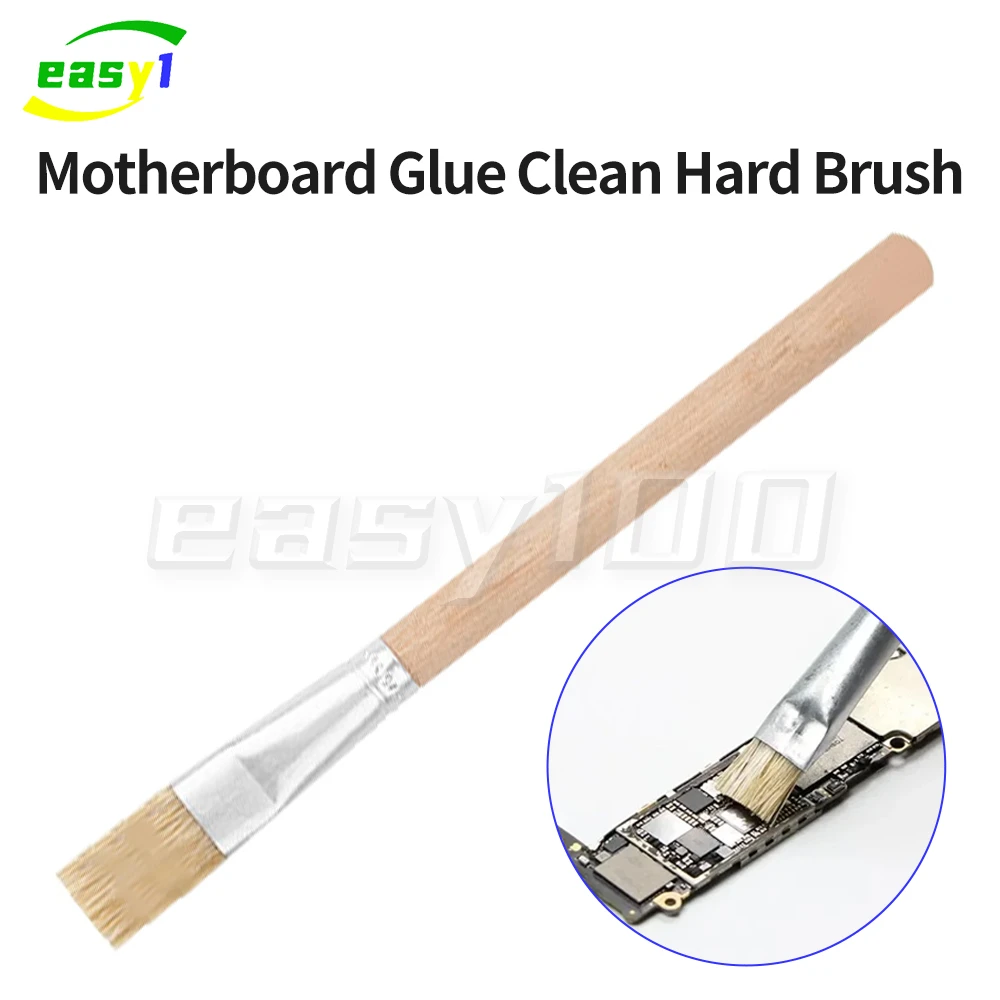 PCB Dust Motherboard Glue Clean Short Stiff Hard Brush for Mobile Phone Welding Oil Tin Planting Repair Tools