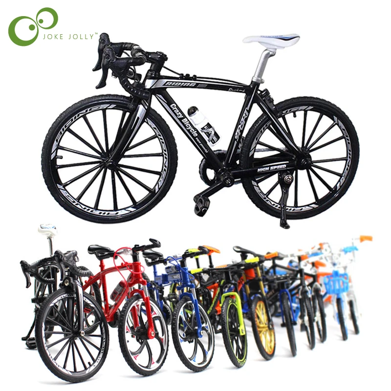 Mini 1:10 Model Alloy Bicycle toy Finger Mountain bike Pocket Diecast simulation Metal Racing Collection Toys for children YJN