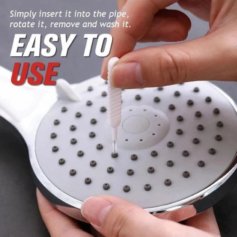 10pcs/set Shower Head Cleaning Brush Washing Anti-clogging Small Brush Pore Gap Cleaning Brush For Kitchen Toilet Phone Hole