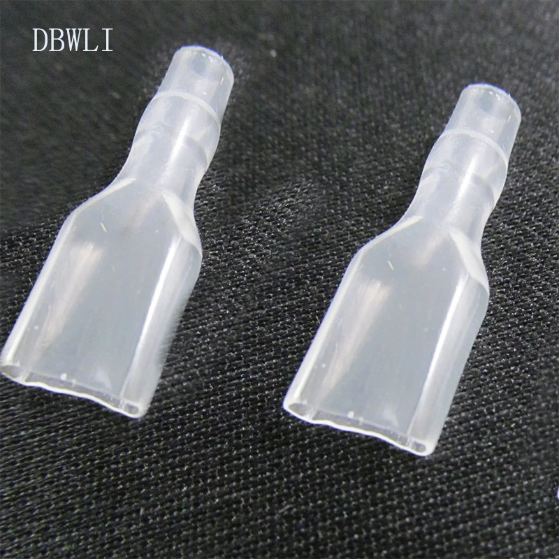100pcs Cover Case for 6.3mm 4.8mm 2.8mm  Crimp Terminal Spade Connector