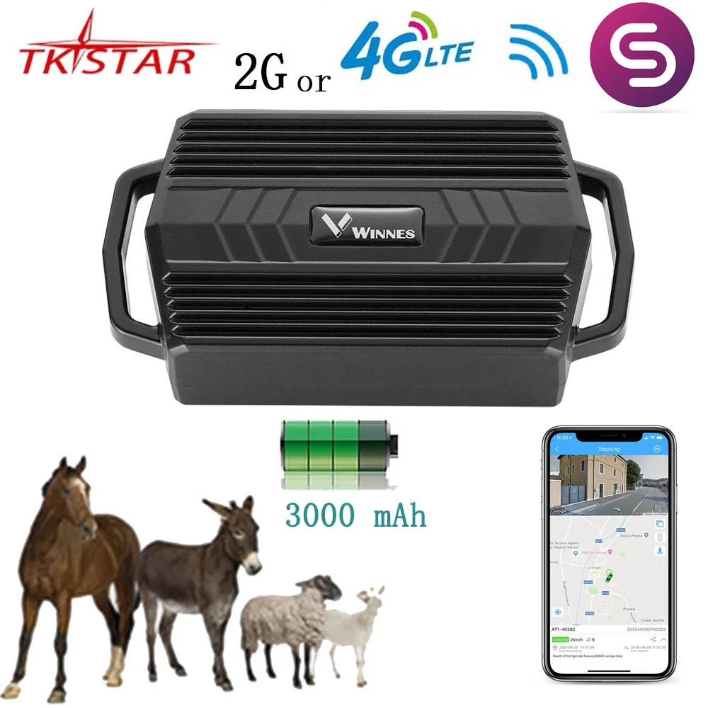 TKSTAR GPS Tracker Animal For Cow Camel Sheep TK935 3000mAh Locator Waterproof  Car Magnet Voice Monitor Free Web APP PK TK905