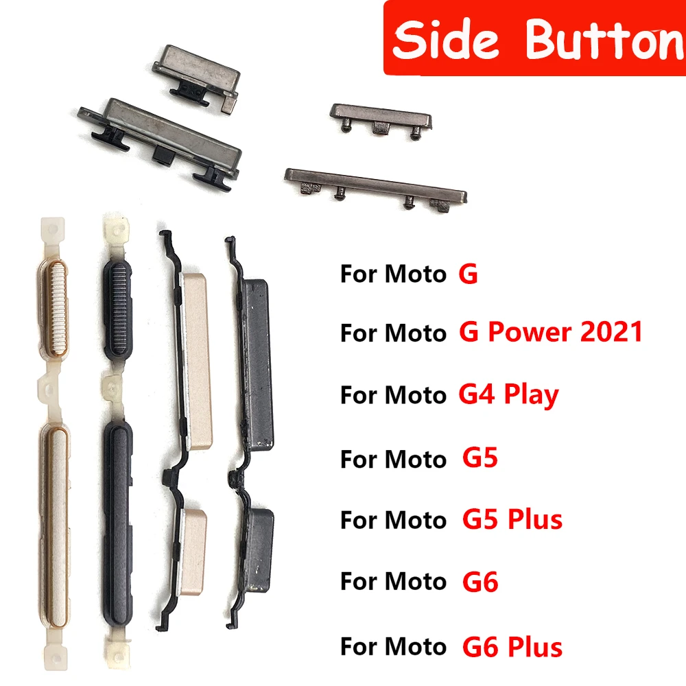 Power On Off Volume Up Down Side Key Button Flex Cable For Moto G G4 G6 Play G4 G5 G5S G6 Plus Side Power Key + Volume Button