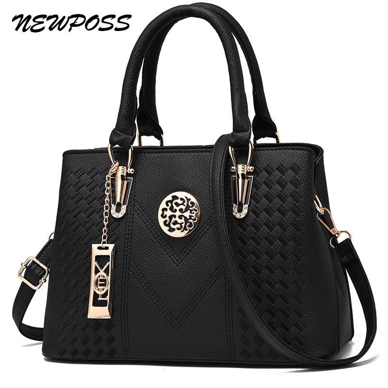 Newposs Famous Designer Brand Bags Women Leather Handbags 2021 Luxury Ladies Hand Bags Purse Fashion Shoulder Bags