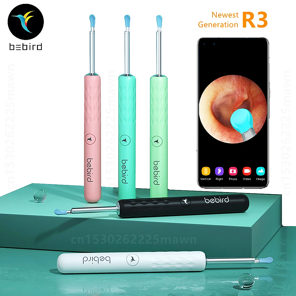 Bebird R1 R3 Smart Visual Ear Sticks Endoscope 300W High Precision Earpick Mini Camera Otoscope Health Care Ear Cleaner