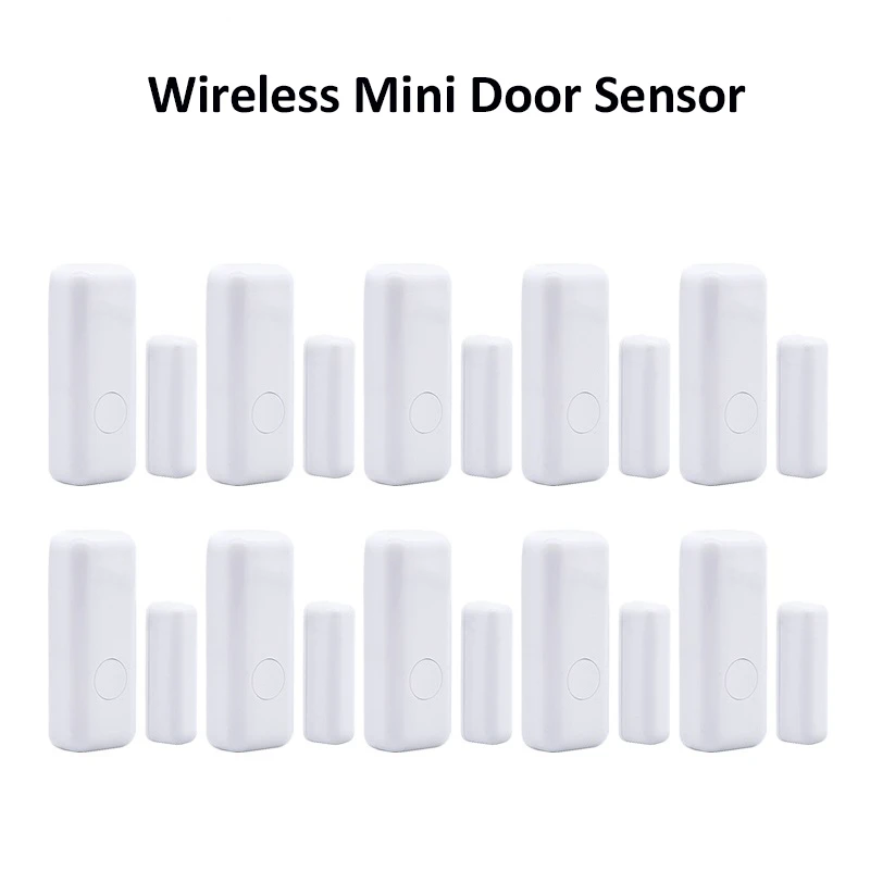 1/5/10 PCS 433MHz Wireless Magnetic Contact Switch Sensor to Detect Door Open for House Security Alarm System
