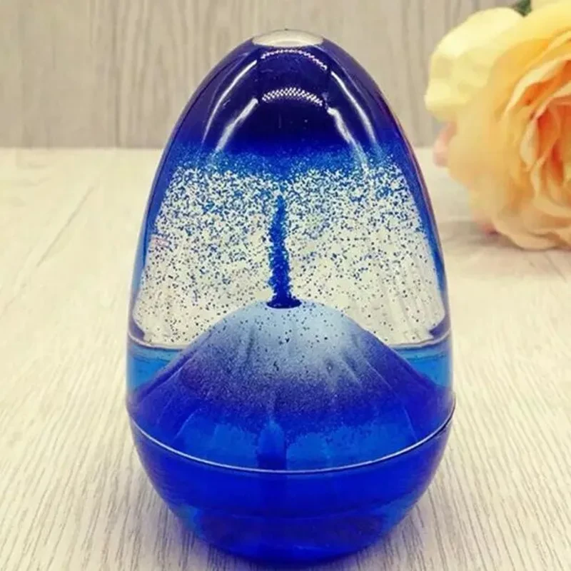 Movement Liquid Hourglass Creative Volcano Oil Sandglass Home Decor Craft Glass Ornaments Sand Timer Christmas Valentine Gifts