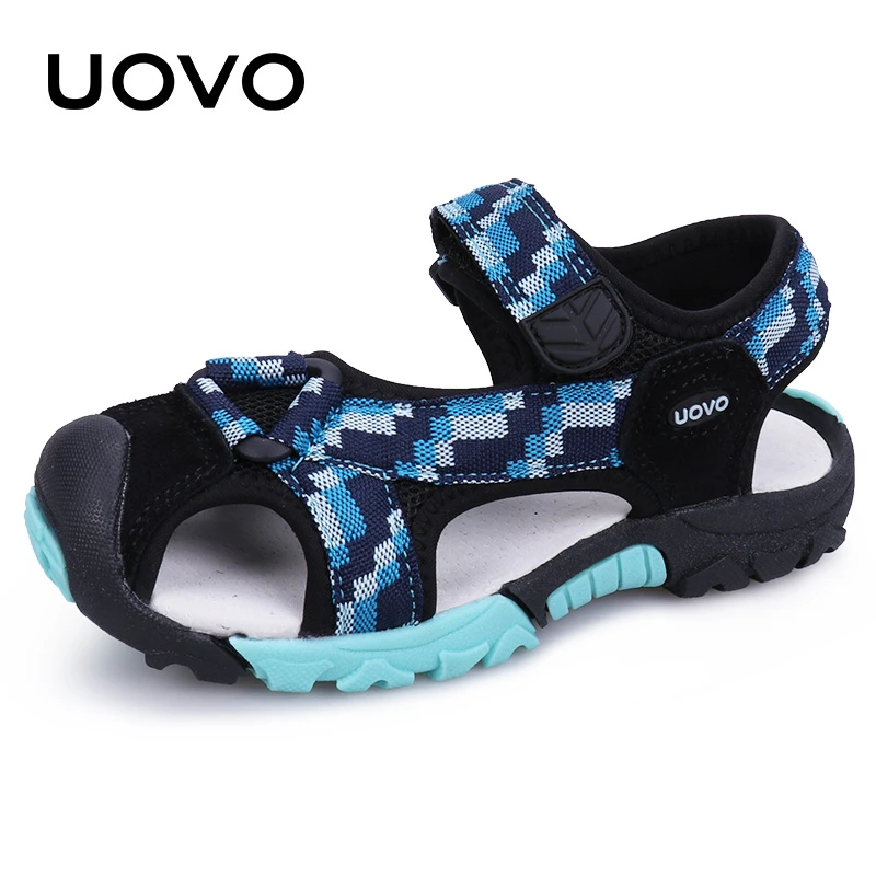 UOVO Foorwear 2021 Brand Summer Beach Sandals Boys And Girls Shoes Breathable Casual Sport Slippers Toddler #25-35