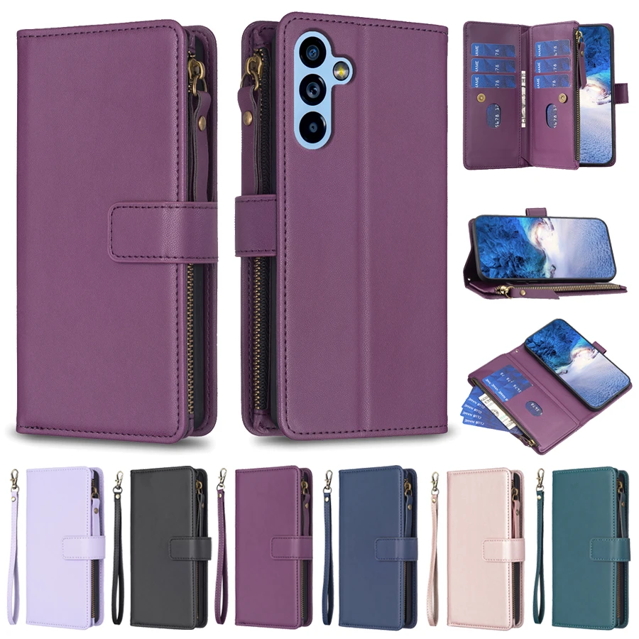 Retro Flip Leather Case for Samsung Galaxy A01 A10 E A11 A12 A20E A21 S A31 A41 A50 A51 5G A52 A70 A71 5G A72 Cards Wallet Cover