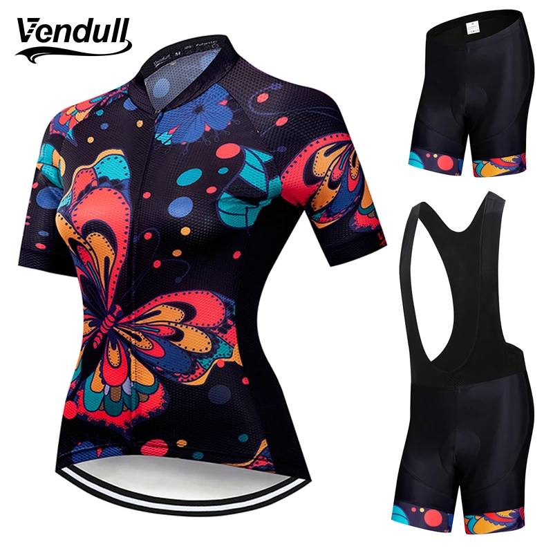 2021 Pro Women Cycling Set MTB Bike Clothing Women Racing Bicycle Clothes Ropa Ciclismo Cycling Wear Team Cycling Jersey Set