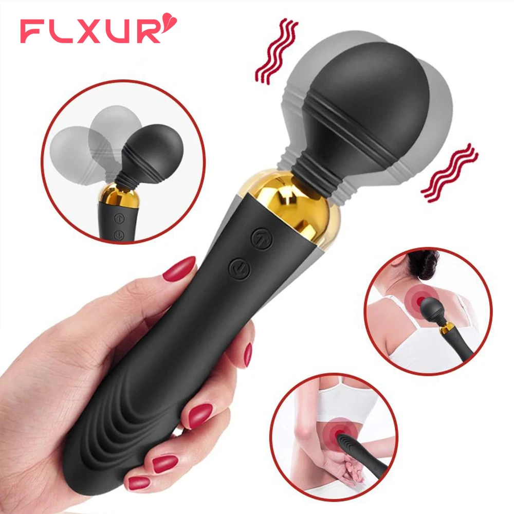 FLXUR Powerful AV Vibrator Sex Toys for Woman Magic Wand Clitoris Stimulator G Spot vibrating Female Masturbator Sex Products