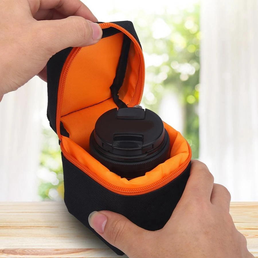 mochila dslr Padded Thick Camera Lens Bag Shockproof Protective Pouch Case for DSLR Camera o lens pouch